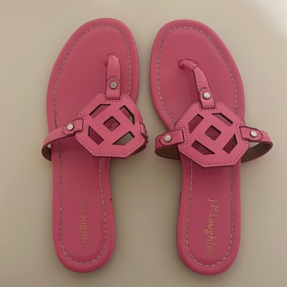 J. McLaughlin Pink Lucy Sandal Size 7 - Picture 1 of 3